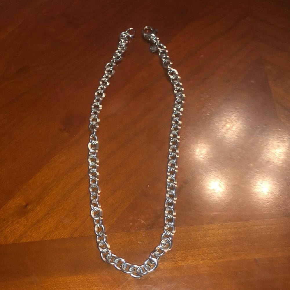 NWOT bronzo Italia silver necklace 20”